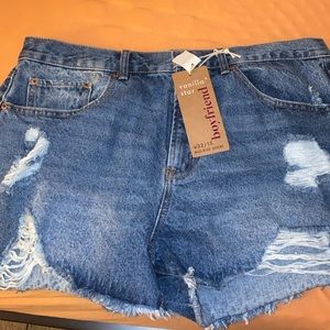 Boyfriend Jean Shorts Size 15